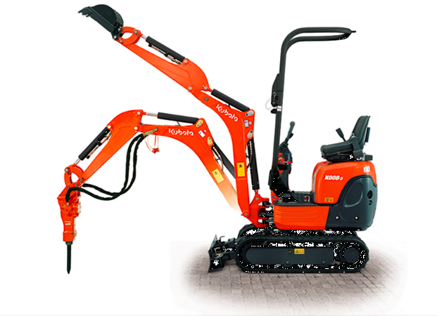 Mini pelle Kubota K008-3