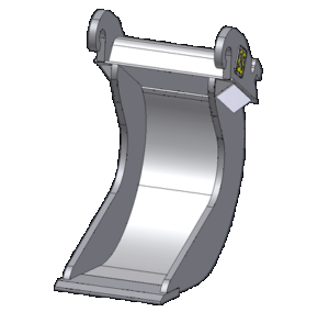 Godet banane avec syst�me d attache rapide