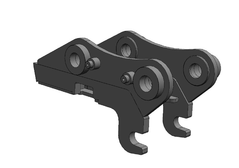 Attache rapide avec adaptateur universel